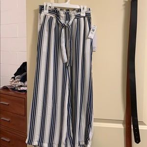 Striped Wide Leg Pants